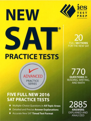 Ies New Sat Practice Tests Khalid Khashoggi Arianna Astuni
