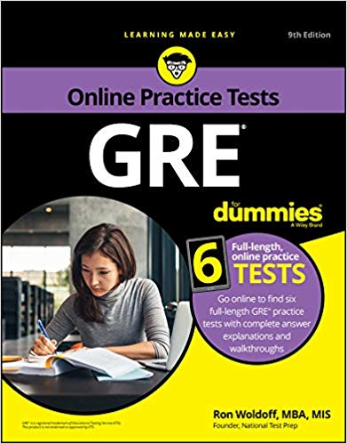 Gre For Dummies With Online Practice Ninth Edition Ron Woldoff Dummies Press