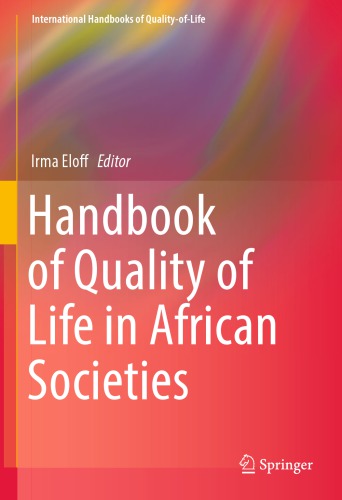 Handbook Of Quality Of Life In African Societies Irma Eloff Editor