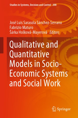 Qualitative And Quantitative Models In Socioeconomic Systems And Social Work Jos Luis Sarasola Snchezserrano