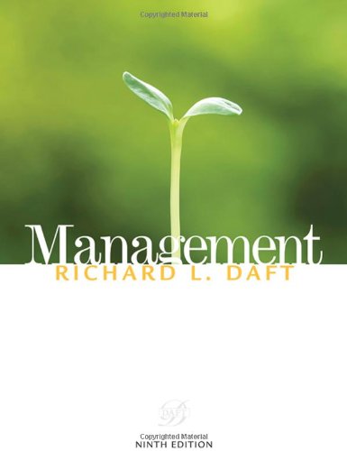 Management 9th Edition Richard L Daft