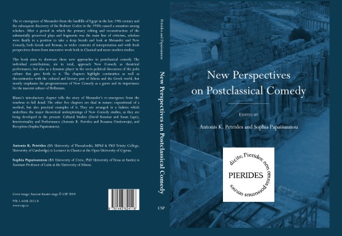 New Perspectives On Postclassical Comedy Petrides Antonis K Papaioannou