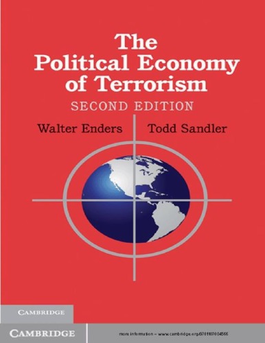 The Political Economy Of Terrorism Walter Enders Todd Sandler