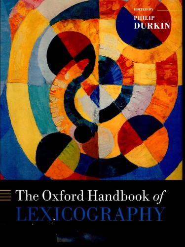 The Oxford Handbook Of Lexicography Hardcover Philip Durkin