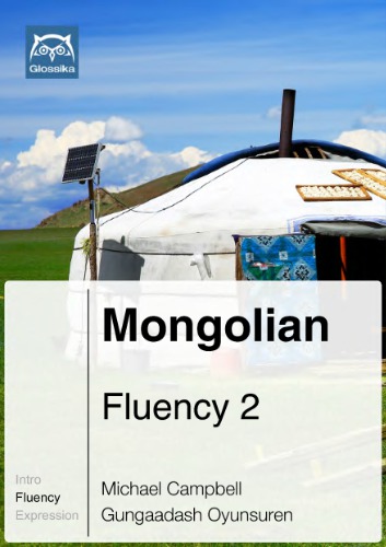 Glossika Mass Sentences Mongolian Fluency 2 Michael Campbell