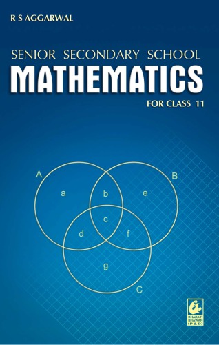 Senior Secondary School Mathematics For Class 11 R S Aggarwal