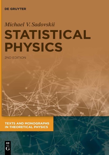Statistical Physics 2nd Michael V Sadovskii