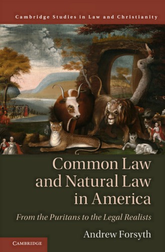 Common Law And Natural Law In America From The Puritans To The Legal Realists Andrew Forsyth
