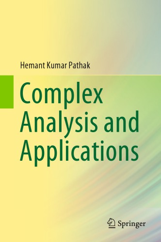 Complex Analysis And Applications 1st Edition Hemant Kumar Pathak