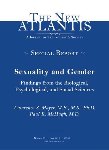 Sexuality And Gender Findings From The Biological Psychological And Social Sciences 1st Edition Lawrence S Mayer Paul R Mchugh