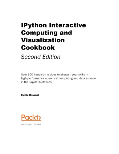 Ipython Interactive Computing And Visualization Cookbook 2nd Ed Cyrille Rossant