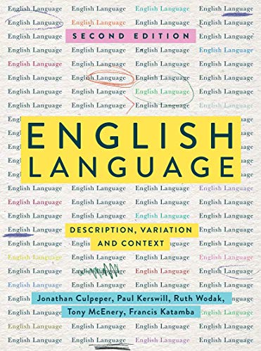 English Language Description Variation And Context 2nd Edition Jonathan Culpeper