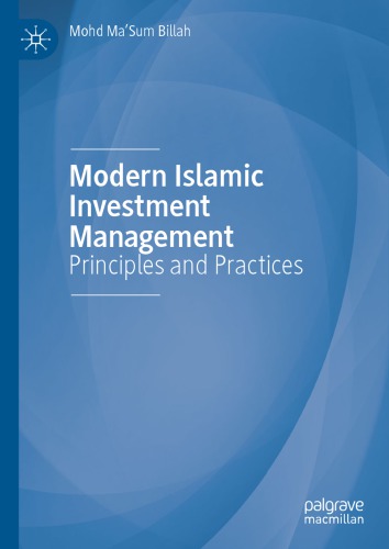 Modern Islamic Investment Management Principles And Practices Mohd Masum Billah