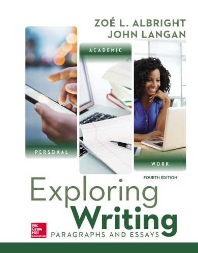 Exploring Writing Paragraphs And Essays 4th Zo L Albright
