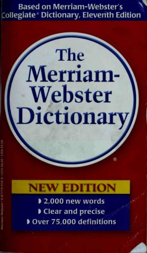 The Merriamwebster Dictionary Revised Merriamwebster