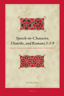 Speechincharacter Diatribe And Romans 319 Whos Speaking When And Why It Matters King