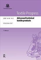 Advanced Technical Textile Products Matsuo Tatsuki