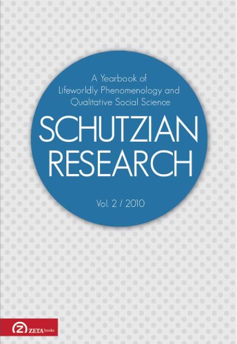 Schutzian Research Volume 2 Michael Barber Editor