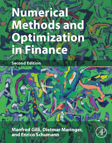 Numerical Methods And Optimization In Finance 2nd Manfred Gilli Dietmar Maringer Enrico Schumann