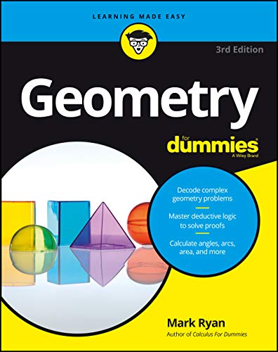 Geometry For Dummies 3rd Ed Mark Ryan