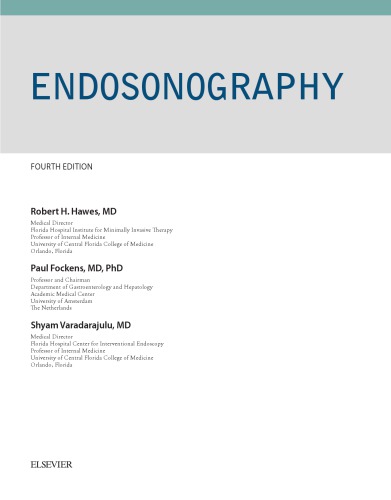 Endosonography Ebook 4th Ed Paul Fockens Shyam Varadarajulu