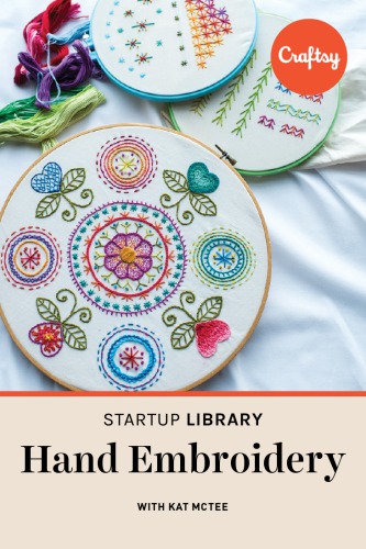 Startup Library Hand Embroidery Bluprint Craftsy Kat Mctee