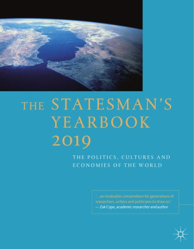 The Statesmans Yearbook 2019 1st Ed Palgrave Macmillan