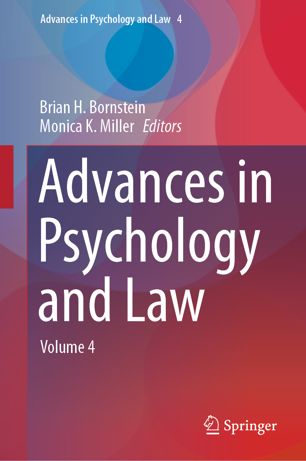 Advances In Psychology And Law Volume 4 1st Ed Brian H Bornstein