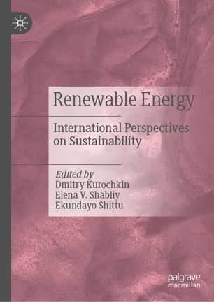 Renewable Energy International Perspectives On Sustainability 1st Ed Dmitry Kurochkin