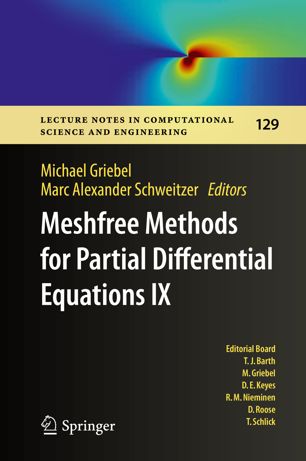 Meshfree Methods For Partial Differential Equations Ix 1st Ed Michael Griebel