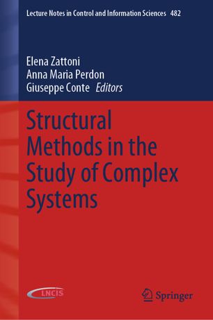 Structural Methods In The Study Of Complex Systems 1st Ed Elena Zattoni