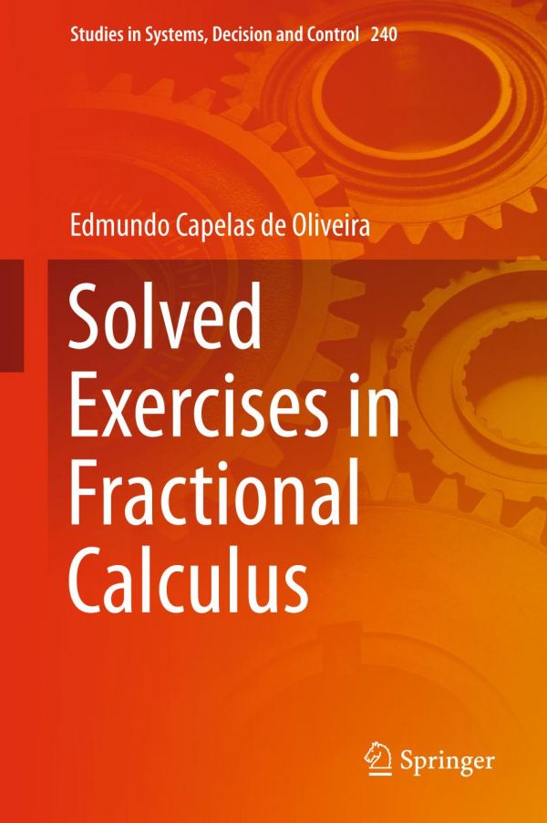 Solved Exercises In Fractional Calculus 1st Ed Edmundo Capelas De Oliveira