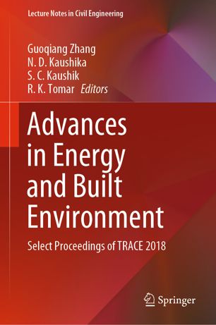Advances In Energy And Built Environment Select Proceedings Of Trace 2018 1st Ed Guoqiang Zhang