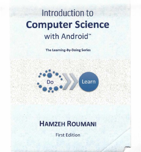 Introduction To Computer Science With Android The Learningbydoing Series Roumani Hamzeh