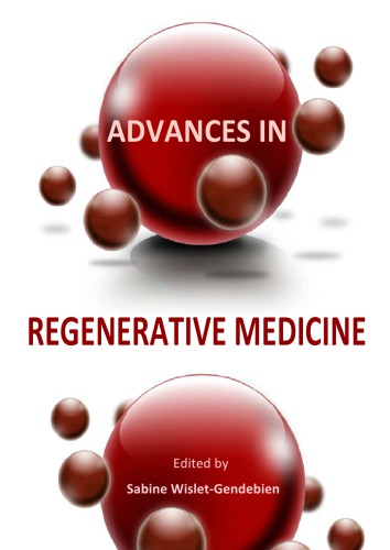 Advances In Regenerative Medicine Sabine Wisletgendebien