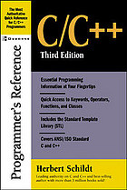 Cc Programmers Reference 3rd Ed Schildt Herbert