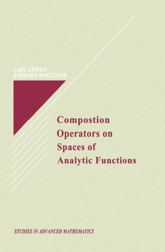 Composition Operators On Spaces Of Analytic Functions Cowen Jr