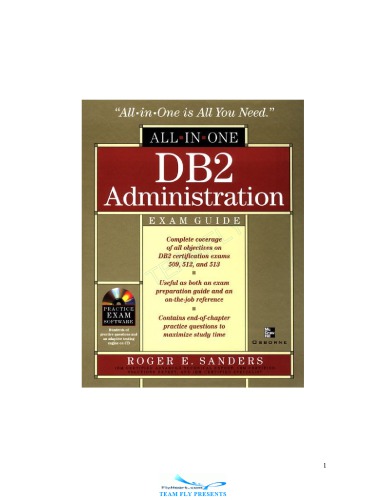 Db2 Administration Exam Guide Sanders Roger E