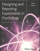 Designing And Reporting Experiments In Psychology 3rd Ed Harris