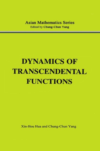 Dynamics Of Transcendental Functions 1st Hua Xinhou Yang Zhongjun