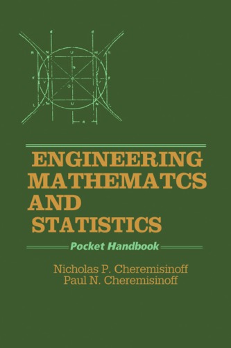 Engineering Mathematics And Statistics Pocket Handbook Cheremisinoff