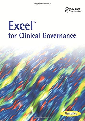 Excel For Clinical Governance Gillies Alan