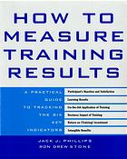 How To Measure Training Results Phillips Jack Stone Ron