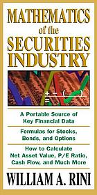 Mathematics Of The Securities Industry Rini William A
