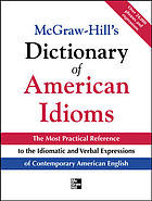 Mcgrawhills Dictionary Of American Idioms And Phrasal Verbs Spears