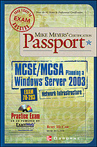 Mcse Planning A Windows Server 2003 Network Infrastructure Exam 70293 Mccain