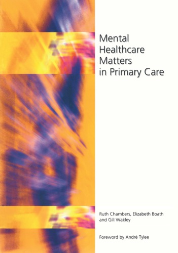 Mental Healthcare Matters In Primary Care Boath Elizabeth Chambers