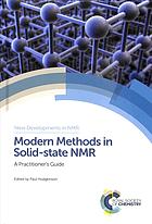 Modern Methods In Solidstate Nmr A Practitioners Guide Hodgkinson