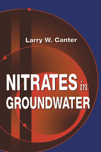 Nitrates In Groundwater 1st Canter Larry W