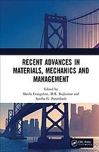 Recent Advances In Materials Mechanics And Management Proceedings Of The 3rd International Conference On Materials Mechanics And Management Immm 2017 Trivandrum Kerala India 1315 July 2017 Evangeline